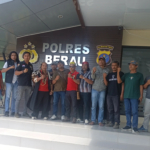 Pasukan Merah 1001 Mandau dan Pol Adat, Ormas Galak Kawal Kelompok Tani UBM Persiapan Melakukan Aksi