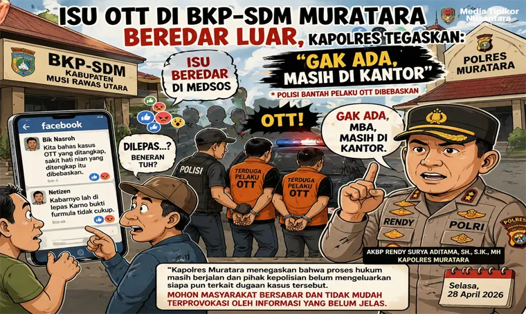 Laskar Anti Korupsi Pejuang 45 Angkat Bicara Soal Isu OTT BKP-SDM Muratara, Desak Transparansi dan Tegas Kawal Proses Hukum