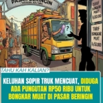 SUPIR TRUCK Keluhkan Biaya Bongkar Muat Rp.50 Ribu Di Pasar Beringin TARAKAN