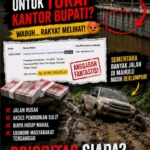 Prioritas Anggaran Rp,24,8 Miliar Untuk Turap Kantor Bupati:Antara Pembangunan Infrastruktur Dan Kebutuhan Dasar Masyarakat