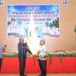 SEKDA PAPUA SELATAN Lepas Kontingen Pesparawi ke Manokwari