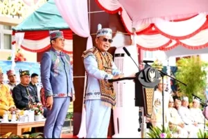 HUT ke 24 Pulang Pisau:Gubernur Agustiar Sabran Dorong Sinergi Pembangunan Berbasis Budaya Dan Ekonomi Rakyat