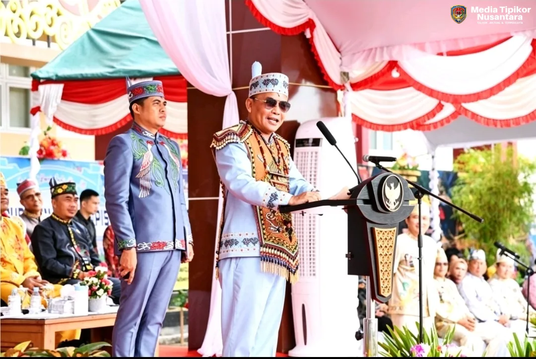 HUT ke 24 Pulang Pisau:Gubernur Agustiar Sabran Dorong Sinergi Pembangunan Berbasis Budaya Dan Ekonomi Rakyat