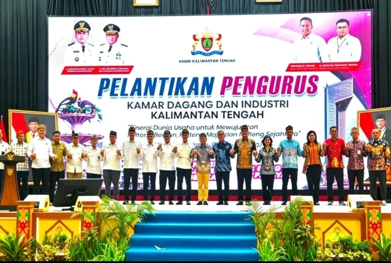 Resmi Dilantik,KADIN Kalteng Priode 2026-2031 Diharapkan Jadi Mitra Utama Dorong Investasi Dan Ekonomi Daerah
