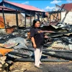 Kebakaran Melanda Tanjung Redeb,5 Rumah Ludes Terbakar, Tidak Ada Korban Jiwa