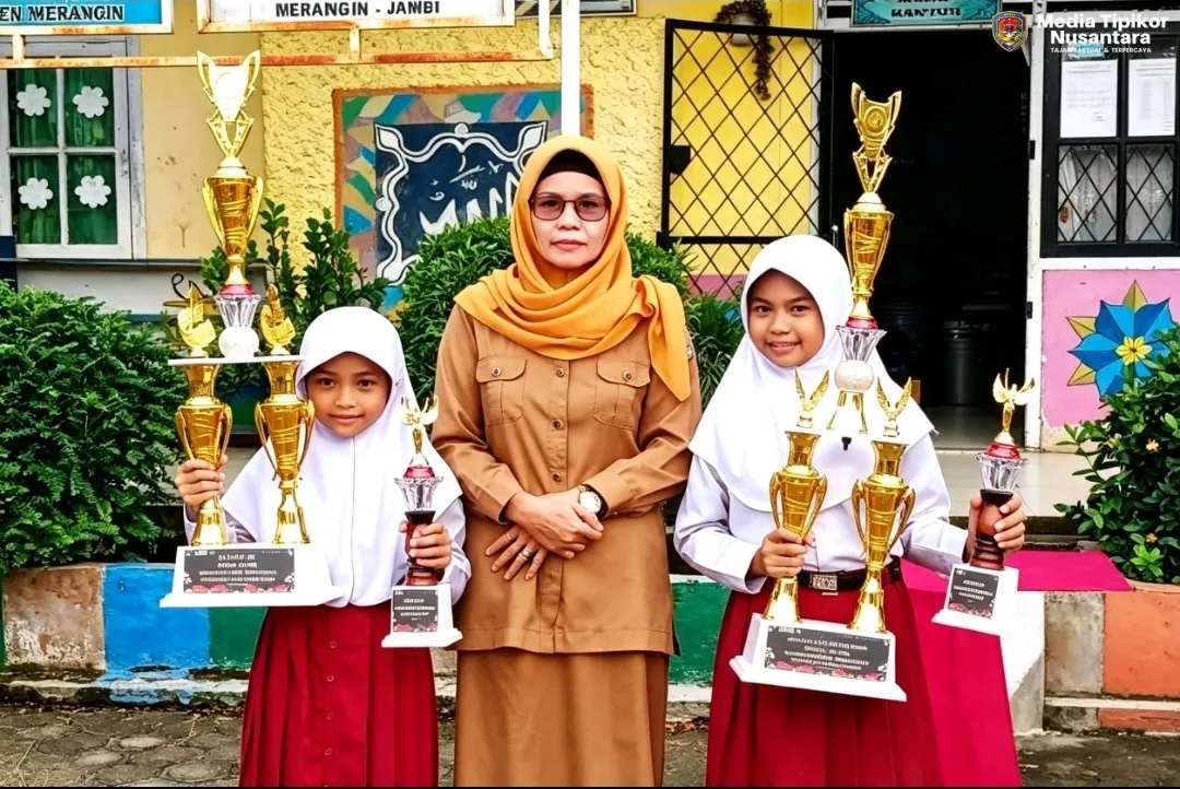 Kebanggaan Merangin! Dua Siswi SD 280 Bangko Ukir Prestasi Gemilang Di Ajang Nasional Tebo