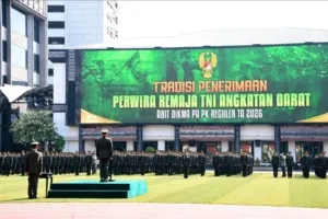 Terima 429 Perwira Remaja Dikmapa PK, Wakasad Tekankan Penguatan SDM TNI AD Hadapi Tantangan Modern