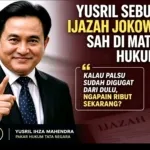 Yusril Ihza Mahendra Tegaskan secara hukum