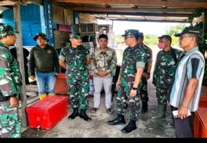 Danrem bersama Dandim Pantau Program TNI di Sajau Hilir:Jembatan Penghubung Harapan Dan Ketenangan Warga