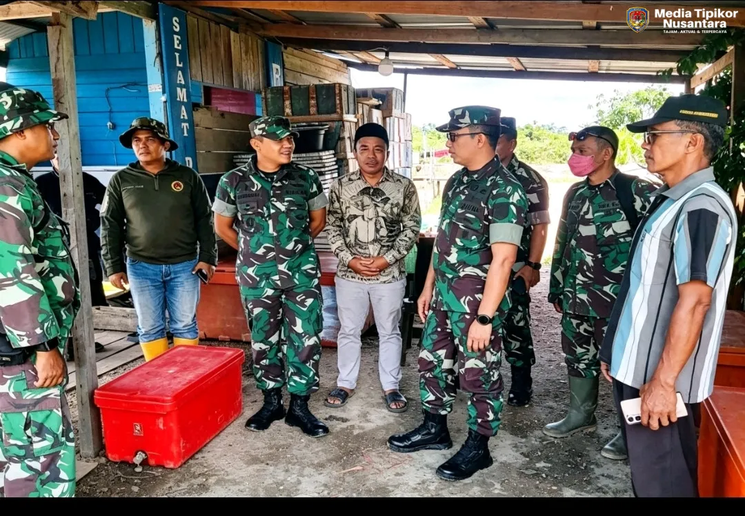 Danrem bersama Dandim Pantau Program TNI di Sajau Hilir:Jembatan Penghubung Harapan Dan Ketenangan Warga