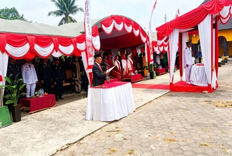 Di Halaman Museum Bersejarah, Upacara HUT ke-81 RI Gunung Tabur Berlangsung Khidmat dan Penuh Semangat Nasionalisme
